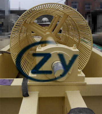 Rotary Drum Mesin cuci singkong bahan baja karbon Kontrol listrik otomatis