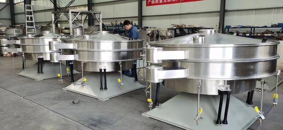 ZY2000 Rotary Vibrating Screen Untuk Penyaringan Butiran Serbuk SS304