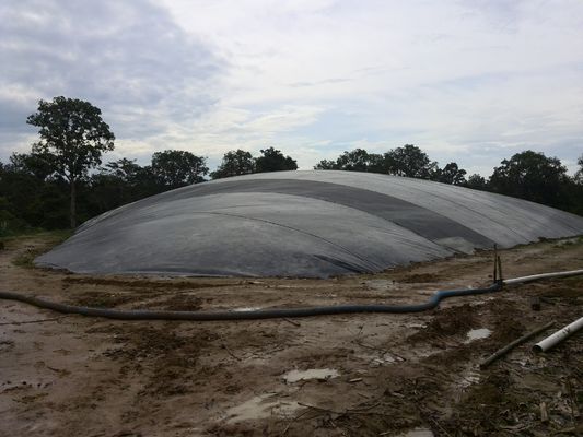 UV Resistance Hdpe Geomembrane Liner Pond Liner Untuk kolam penyimpanan biogas