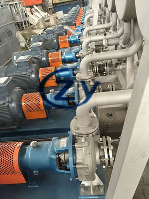 Kepala centrifugal Pump Gearbox Vertikal Mounting 3600 RPM Kecepatan 250 ° F Rentang suhu Pabrik pati Cassava