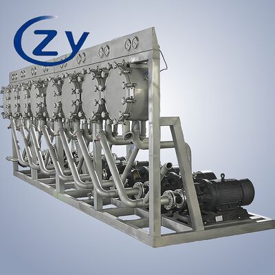 Multicyclone baja tahan karat efisiensi tinggi untuk pemurnian slurry pati kapasitas khusus