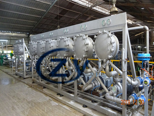 ZY Hydro-Cyclone Digunakan Untuk Bagian Pemurnian Pati Pada Pabrik Pati Singkong