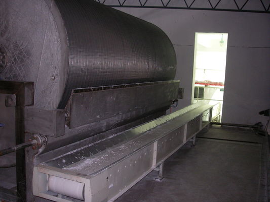 SS304 Mesin Dewatering Pati 20m2 Area Rotary Drum Filter