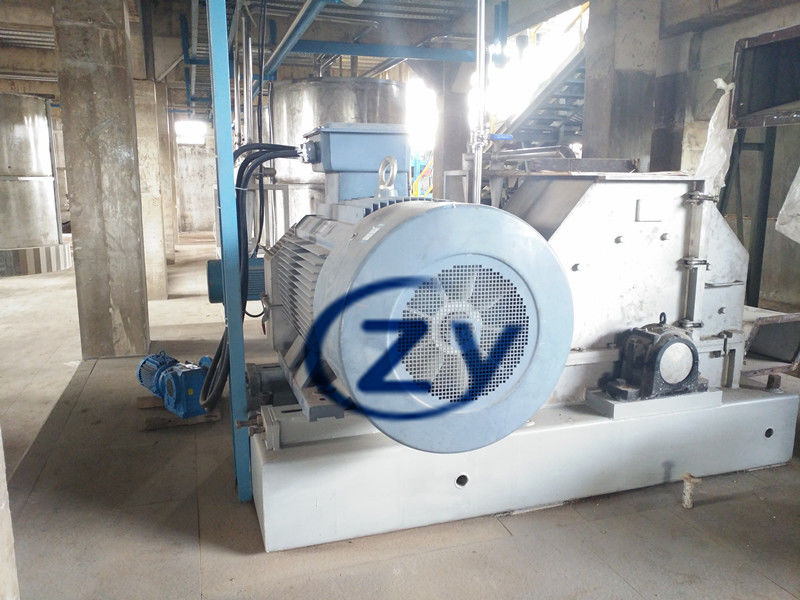 Silver White Fresh Cassava Hammer Mill Untuk Kapasitas Tinggi 2000kg/jam atau Lebih