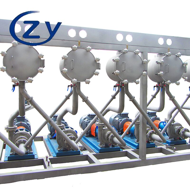 Multicyclone pati kelas industri yang memastikan operasi yang stabil dan kemurnian tinggi untuk berbagai umbi