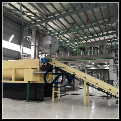 Mesin Cuci Rotary Singkong Segar Dayung Baja Karbon 50t / H