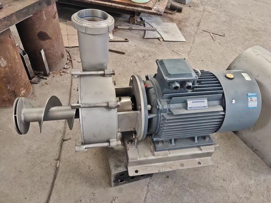 Pompa Tekan Sekrup Pendek 15kw Untuk Mengangkut Serat Singkong Sluryy