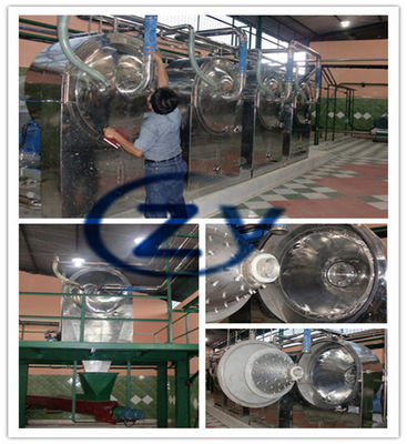 SS304 Pati Sentrifugal Saringan 45kw Tingkat Ekstraksi Tinggi