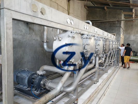 12Be Starch Slurry Washing Machine Multicyclone Mengadopsi Sistem Kontra Arus