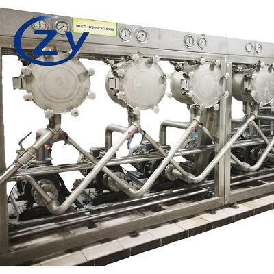 Multicyclone pati yang dapat disesuaikan dengan pemisahan tanaman umbi yang dioptimalkan