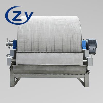 Filter Drum Vakum Bahan Kering Tinggi Peralatan Pengeringan Efisiensi Tinggi untuk Pengolahan Jero Kental