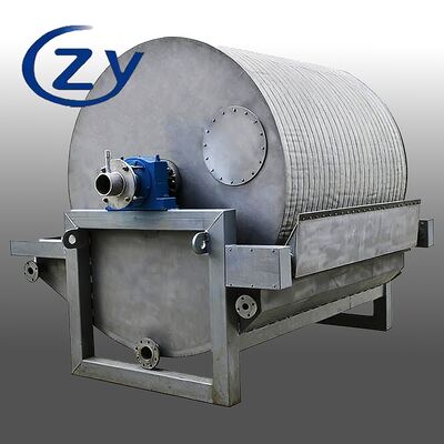 Compact Structure Vacuum Drum Filter with Low Energy Consumption and Stainless Steel SS304 for Starch Dewatering