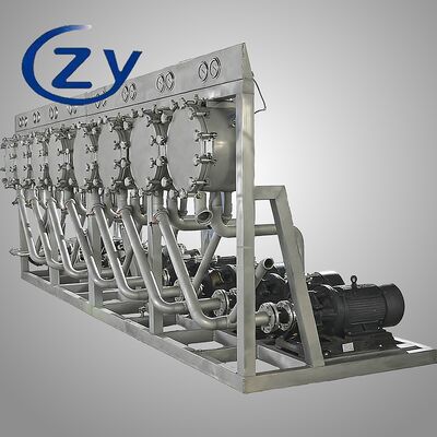 Peralatan Multicyclone kapasitas besar untuk pengolahan pati dengan konstruksi baja tahan karat dan kapasitas output khusus