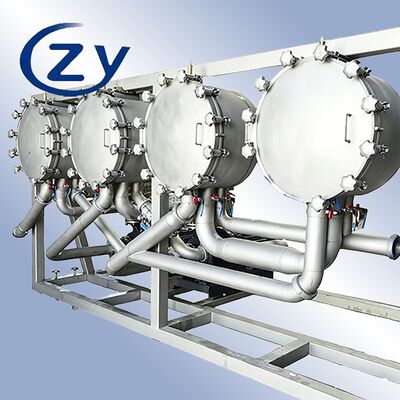 Multicyclone stainless steel untuk pemurnian slurry pati dengan kapasitas khusus dan pengolahan countercurrent