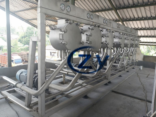 Pabrik Pengolahan Tepung Singkong Operasi Sepenuhnya Otomatis Output Besar