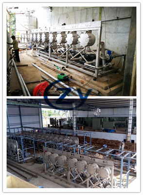 Set Lengkap Stainless Steel 304 Singkong Pati Jalur Pengolahan Tahan Aus Tinggi