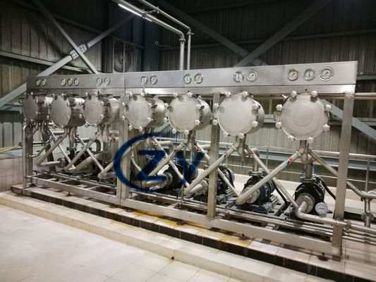 Lotus Root Tapioka Starch Machine Penggiling Kentang Manis Penyulingan Warna Silver