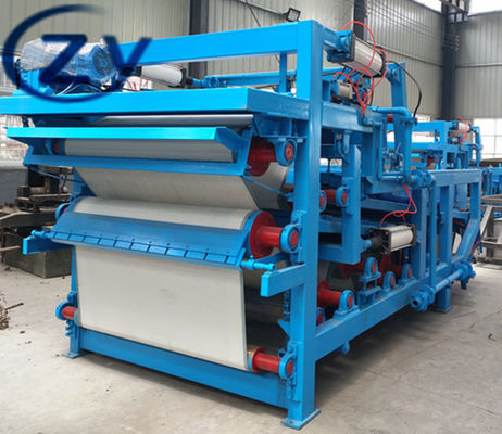 Sabun Dewatering Fiber Belt Mesin Press Carbon Steel Konsumsi Daya Rendah