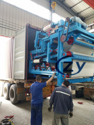 Mesin Press Dewatering Fiber Belt 10 - 20t / H untuk Singkong Tapioka Segar