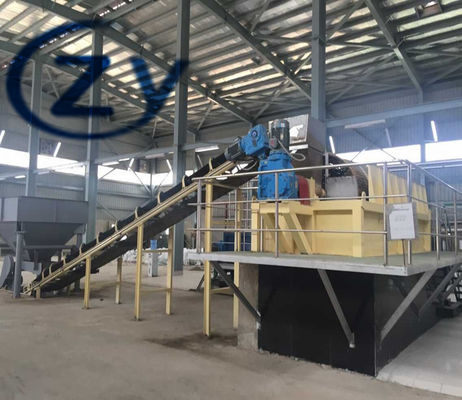 Mesin Cuci Sayuran Pengupas Singkong Air 18.5kw Rotary Drum Type