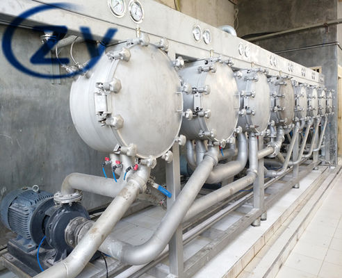 MC600 Mesin Pemurnian Pati Multi Cyclone Inverter Control
